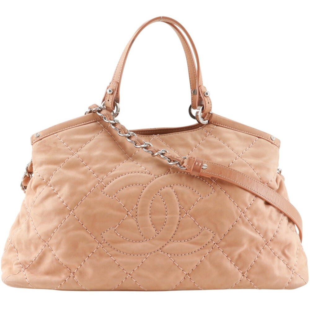 Chanel CC Sea Hit Quilted Iridescent Calfskin Large